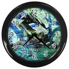 June Gloom 5 Wall Clocks (black) by bestdesignintheworld
