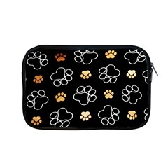 Dog Pawprint Tracks Background Pet Apple Macbook Pro 13  Zipper Case