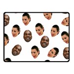 Crying Kim Kardashian Fleece Blanket (Small) 50 x40  Blanket Front