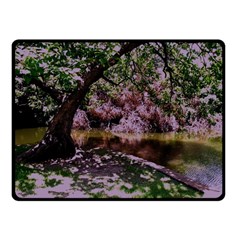 Hot Day In Dallas 31 Fleece Blanket (small)