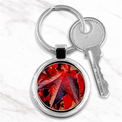 Wine Partner Wild Vine Leaves Plant Key Chains (round) 