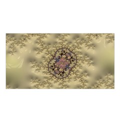 Fractal Art Colorful Pattern Satin Shawl