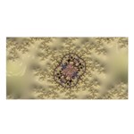 Fractal Art Colorful Pattern Satin Shawl Front