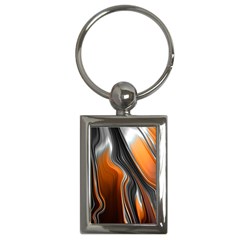 Fractal Structure Mathematics Key Chains (rectangle)  by Sapixe