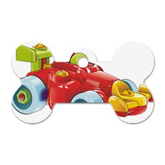 Car Vehicle Racing Car Formula Dog Tag Bone (one Side) by Sapixe