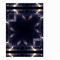 Cosmos Kaleidoscope Art Pattern Small Garden Flag (two Sides)