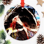 Egg In The Duck 4 Round Ornament (Two Sides) Front