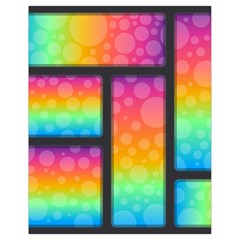 Background Colorful Abstract Drawstring Bag (small)