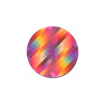 Abstract Background Colorful Pattern Golf Ball Marker Front