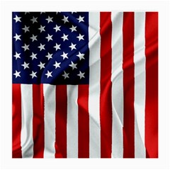 American Usa Flag Vertical Medium Glasses Cloth (2-side) by FunnyCow