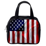 American Usa Flag Vertical Classic Handbags (2 Sides) Back