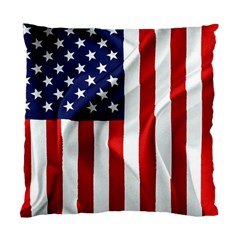 American Usa Flag Vertical Standard Cushion Case (one Side) by FunnyCow