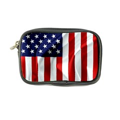 American Usa Flag Vertical Coin Purse by FunnyCow