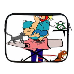 Housewife Multitasking Woman Apple Ipad 2/3/4 Zipper Cases