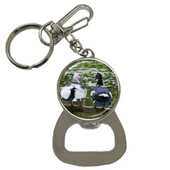 Muscovy Ducks At The Pond Bottle Opener Key Chains by IIPhotographyAndDesigns