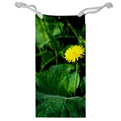 Yellow Dandelion Flowers In Spring Jewelry Bags by FunnyCow