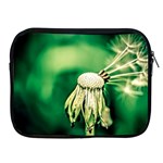 Dandelion Flower Green Chief Apple iPad 2/3/4 Zipper Cases Front