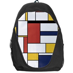 Neoplasticism Style Art Backpack Bag by FunnyCow
