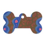 Hair Salon Floor Dog Tag Bone (Two Sides) Front