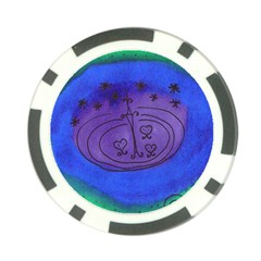 Starry Egg Poker Chip Card Guard (10 Pack)