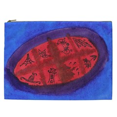 Red Egg Cosmetic Bag (xxl) by snowwhitegirl