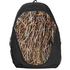 Dry Hay Texture Backpack Bag by FunnyCow