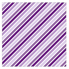 Violet Stripes Large Satin Scarf (square)