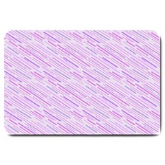 Silly Stripes Lilac Large Doormat 