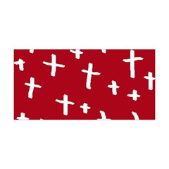 Red White Cross Yoga Headband