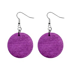 Purple Denim Mini Button Earrings by snowwhitegirl