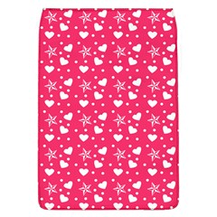 Hearts And Star Dot Pink Removable Flap Cover (l) by snowwhitegirl