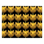 Cat Pumpkin Double Sided Flano Blanket (Large)  Blanket Back