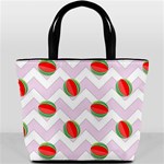 Watermelon Chevron Bucket Bag Front