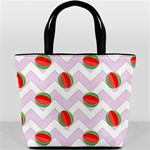 Watermelon Chevron Bucket Bag Back