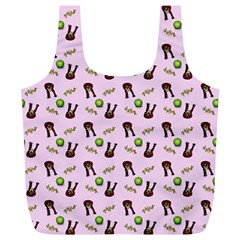 School Girl Pattern Pink Full Print Recycle Bag (xl) by snowwhitegirl