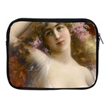 Victorian Lady In Pink Apple iPad 2/3/4 Zipper Cases Front