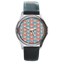 Seamless Patter 2284483 1280 Round Metal Watch