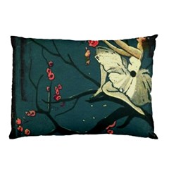Girl And Flowers Pillow Case by vintage2030