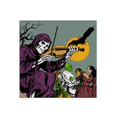 Playing Skeleton Satin Bandana Scarf