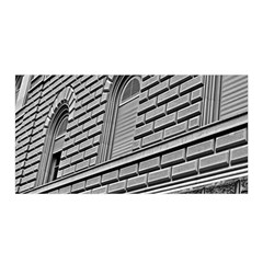 Brickwork Stone Building Facade Satin Wrap