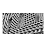 Brickwork Stone Building Facade Satin Wrap Front
