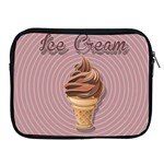 Pop Art Ice Cream Apple iPad 2/3/4 Zipper Cases Front