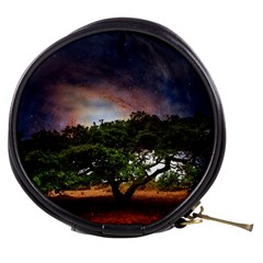 Lone Tree Fantasy Space Sky Moon Mini Makeup Bag by Alisyart