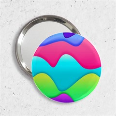 Lines Curves Colors Geometric Lines 2 25  Handbag Mirrors