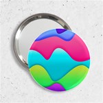 Lines Curves Colors Geometric Lines 2.25  Handbag Mirrors Front