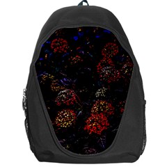 Floral Fireworks Backpack Bag by FunnyCow