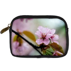 Soft Rains Of Spring Digital Camera Leather Case by FunnyCow