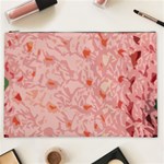 Pink Crochet Cosmetic Bag (XXL) Front