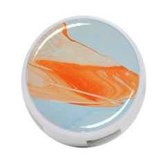 Orange And Blue 4-port Usb Hub (two Sides)