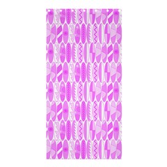 Bright Pink Colored Waikiki Surfboards  Shower Curtain 36  X 72  (stall)  by PodArtist